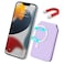 Cavor Compatible with Magsafe Wallet for Magnetic Wallet for iPhone 1716 Pro Max14 Pro1514 Plus1312 Mag Safe Card HolderPhone Credit for iPhone 151312Purple