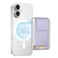 FINPAC MagSafe Wallet Magnetic Card Wallet Holder for iPhone 171615141312 Series Safe RFID Blocking Slim Leather 6 Card Holder for Women Men Light Purple