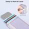 FINPAC MagSafe Wallet Magnetic Card Wallet Holder for iPhone 171615141312 Series Safe RFID Blocking Slim Leather 6 Card Holder for Women Men Light Purple