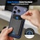 GSOIAX for MagSafe Wallet Magnetic Wallet for Phone with Adjustable Stand Lightweight Leather Magnetic Card Holder for iPhone 171615141312 Series Not for iPhone 1312 Mini Black