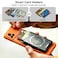 HZmeris for MagSafe Wallet Strong Magnetic Card Holder for iphone Holds 3 Cards Compatible with POPsocketfor Students Work Travel OfficeSmoked Black