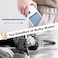 imluckies Magnetic Wallet for iPhone Magsafe Double Stretchy Fabric Pocket Wallet Magnet Credit ID Card Wallet Holder for iPhone 17 Pro Max 17 Pro 1716 1514 1312 Series Light Blue