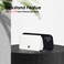 M-Plateau MPlateau Phone Wallet Stick on PU Leather Card Holder with Zipper Pocket Compatible with iPhone Case White