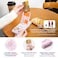 PROfezzion Magnetic Wallet Card Holder for MagSafe RFID Blocking Hard Shell 4 Credit Card Money Pocket Magnetic Wallet Stand for iPhone 16 15 14 13 12 Plus Max Pink