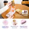 PROfezzion Magnetic Wallet Card Holder for MagSafe RFID Blocking Hard Shell 4 Credit Card Money Pocket Magnetic Wallet Stand for iPhone 16 15 14 13 12 Plus Max Pink