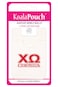 Sorority Shop Chi Omega Koala Pouch Adhesive Cell Phone Wallet with XO Greek Letter Design