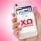 Sorority Shop Chi Omega Koala Pouch Adhesive Cell Phone Wallet with XO Greek Letter Design