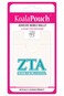 Sorority Shop Zeta Tau Alpha Koala Pouch Adhesive Cell Phone Wallet with ZTA Greek Letter Design