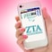Sorority Shop Zeta Tau Alpha Koala Pouch Adhesive Cell Phone Wallet with ZTA Greek Letter Design