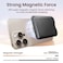 SOUNDBYTE Stronger Magnetic Wallet for iPhone 171615141312 Series for MagSafe Cases N52 Magnet RFID Blocking Leather Magnetic Card Holder with Powerful Magnets Holds 3 Cards Black