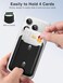 TopMade for Magsafe Wallet Strongest Magnetic Card Holder for iPhone 1717 Pro iPhone 1615141312 Series Leather Magnetic Phone Wallet with Powerful Magnet RFID Blocking Fit 4 Cards Black