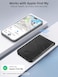 TopMade for MagSafe Wallet Works with Apple Find My Magnetic Wallet for iPhone 171615141312 Series for iPhone Wallet Stand with Finder Tracker 6 Card Holder RFID Blocking Black Carbon Fiber