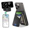 TopMade for MagSafe Wallet Works with Apple Find My Magnetic Wallet for iPhone 171615141312 Series for iPhone Wallet Stand with Finder Tracker 6 Card Holder RFID Blocking Black Carbon Fiber