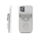 YUNCE Cell Phone Card Holder RFID Ring Stand Stick on Wallet Card Holder for Back of Phone for iPhone Android and All Smartphones Adhesive Credit Card Holder for Cell PhonePolyester Grey