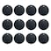 BGJRBY Mount Metal Plate12Pack for Magnetic Car Mount Phone Holder with Full Adhesive for Phone Magnet 12X Round Black