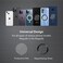 Bone BONE Magnetic Gym Phone Mount MagSafe Stroller Phone Holder for Workout Indoor Cycling ScratchFree AntiSlip Silicone Strap Universal Sport Phone Carrier for Smartphone with Magnetic Sticker