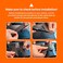 FICS Car Phone Holder for MercedesBenz CClass W205 GLC X253 with 1025inch Display CustomFit Mount for Seamless Display Integration Interior Accessories for Navigation Use