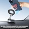 Galundge Vacuum Suction Magnetic Phone Holder 2025 Upgraded Foldable Retractable Suction Cup Car Phone Mount for Magsafe 360 Adjustable Magnetic Phone Stand for CarsGymsMirrorsSmooth Surface