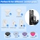 JCTRIWAY CD Slot Car Grips Phone HolderCD Slot Phone Holder for GripSocketCar Mount for Pop Socket Compatible with Magsafe Wallet Black