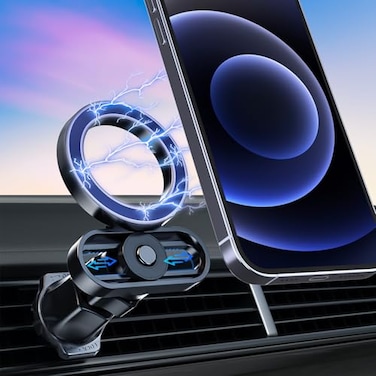 bokilino Mag safe Car Mount Phone Holders for Your Car Strongest MagnetsUnlimited AnglesMagnetic Car Phone Holder Vent Car Accessories for iPhone 16 15 Pro Plus Max 14 13 12 Mini Mag Safe Case Phones