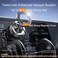 Hanlverk Magnetic Phone Mount Car Phone Holder for MagSafe Enhanced Vacuum Suction Cup 360 Adjustable Strong N52 Magnets Zinc Alloy Cell Phone Accessories for iPhone 17 16 15 14 13 Series and Android