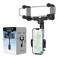 MIUOLV Car Phone Holder for Rearview Mirror 360 Rotatable and Retractable Fits 4070 Inch Smartphones MirrorBlack