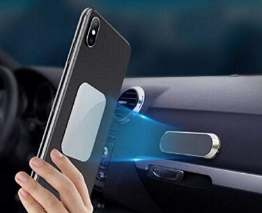 TRUE LINE True LINE Automotive Silver Magnet Cell Phone Dashboard Steering Wheel Mounted Holder Long