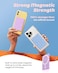 amBand ASMR Stuff Silicone Suction Phone Mount Stable HandsFree Sticky Holder for iPhone Cute Aesthetic Gear for TikTok Influencers ASMR Content Creator Lilac Purple