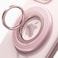 andobil 2026 3rd Gen Magnetic Phone Grip for MagSafe 360 Rotatable UltraStable TwoSided Magnet Cell Phone Ring Holder Compatible with MagSafe Accessories iPhone 17 Air 16 15 14 Pro Max Pink