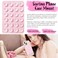 AZXYI Anteel 2 Pack Silicone Suction Phone Case Mount Silicon Adhesive Suction Cup Phone Mount Non Slip Sticky Phone Grip for Cellphone Strong Grip Holder for Selfies and Videos Light Pink