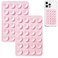 AZXYI Anteel 2 Pack Silicone Suction Phone Case Mount Silicon Adhesive Suction Cup Phone Mount Non Slip Sticky Phone Grip for Cellphone Strong Grip Holder for Selfies and Videos Light Pink