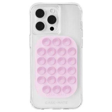 Case-Mate CaseMate Adhesive Suction Cup Phone Mount Sticky Phone Grip with Strong 3M Adhesive AntiSlip Phone Holder Content Creator Essentials Compatible with iPhone Android Phones Cases Stardust