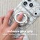 Case-Mate CaseMate Magnetic Phone Grip Ring Stand Collapsible and Removable MagSafe Accessories for iPhone 17 Pro Max 16 Pro Max15 Pro Max14 Pro Max1312Pixel 10 Pro Fold Floral Gems