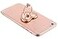 LLK SEVEN Cell Phone Ring Holder Grip Turns 360 Degrees 180 Degrees Adjustable to Fit Your Needs Helps Stabilize Phone for Selfies and Wall Hook 4 Colors Available Heart Design 62902 A Rose Gold