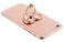 LLK SEVEN Cell Phone Ring Holder Grip Turns 360 Degrees 180 Degrees Adjustable to Fit Your Needs Helps Stabilize Phone for Selfies and Wall Hook 4 Colors Available Heart Design 62902 A Rose Gold