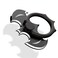 NILSTOREY Cell Phone Ring Holder Bat 360 Rotation Ring Stand Holder Metal Finger Grip Kickstand for iPhone Samsung Smartphones and iPads Black