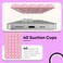 CHICMOSS DoubleSided Silicone Suction Cup Phone Mount Reusable Sticky Grip Phone Holder for iPhone Android HandsFree Phone Case Mount for TikTok Videos Selfies Content Creation Light Pink
