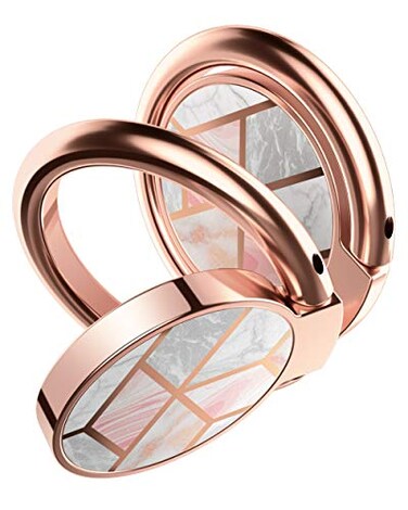 i-Blason iBlaosn Cosmo 360 Rotation Phone Ring Holder Snaps Marble