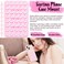 JingJinYY Anteel 2 Pack Double Sided Silicone Suction Cup Phone Case Mount HandsFree Strong Grip Silicon Phone Holder for Selfies and Videos Non Slip Phone Accessories LightPinkWhite