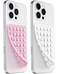 JingJinYY Anteel 2 Pack Double Sided Silicone Suction Cup Phone Case Mount HandsFree Strong Grip Silicon Phone Holder for Selfies and Videos Non Slip Phone Accessories LightPinkWhite