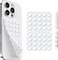 Klearlook Maximized Klearlook Silicone Suction Cup Phone Case Mount Double Sided Silicon Sticky Phone Grip with Higher Suction for Cell Phone HandsFree Phone Accessories Holder for Selfies and Videos