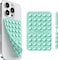 Klearlook Maximized Klearlook Silicone Suction Cup Phone Case Mount Double Sided Sticky Phone Grip for 6172 inch Phones Phone Accessories HandsFree Strong Grip Holder for Selfies and Videos Light Gree