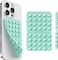 Klearlook Maximized Klearlook Silicone Suction Cup Phone Case Mount Double Sided Sticky Phone Grip for 6172 inch Phones Phone Accessories HandsFree Strong Grip Holder for Selfies and Videos Light Gree