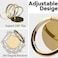 OBHEI Metal Cell Phone Ring Holder Finger Ring Stand 360 Degree Rotation Ring Kickstand Grip Holder for Magnetic Car Mount Gold