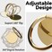 OBHEI Metal Cell Phone Ring Holder Finger Ring Stand 360 Degree Rotation Ring Kickstand Grip Holder for Magnetic Car Mount Gold