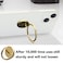 OBHEI Metal Cell Phone Ring Holder Finger Ring Stand 360 Degree Rotation Ring Kickstand Grip Holder for Magnetic Car Mount Gold