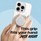On The Grip Bling Bling Glitter Phone Grip Stand Elegant Magsafe Compatible Phone Holder for Secure Grip and HandsFree Viewing Silver