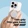On The Grip Bling Bling Glitter Phone Grip Stand Elegant Magsafe Compatible Phone Holder for Secure Grip and HandsFree Viewing Silver