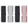 CISID Phone Strap 4 Pcs Phone Finger Holder Back of Phone Grip with Stand Suitable for iPhone Samsung and Most SmartphonesBlack Black Silver Rose Gold 4PCS