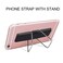 CISID Phone Strap 4 Pcs Phone Finger Holder Back of Phone Grip with Stand Suitable for iPhone Samsung and Most SmartphonesBlack Black Silver Rose Gold 4PCS
